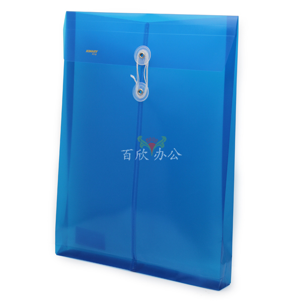 金得利透明塑料檔案袋F118 立體 A4 249*329*30mm-2