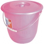 旭盛  塑料帶蓋 健美小水桶 7L-1