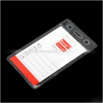 Bessie透明加大直式工卡套BS-ZJK021  內尺寸76*100mm-2