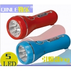 勤樂(lè)LED充電式手電筒QLED-105/久量LED-9066   5燈-1