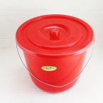 旭盛  塑料帶蓋 健美小水桶 7L-3