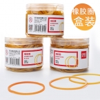 得力3215橡皮筋(黃)(100g/筒)-1