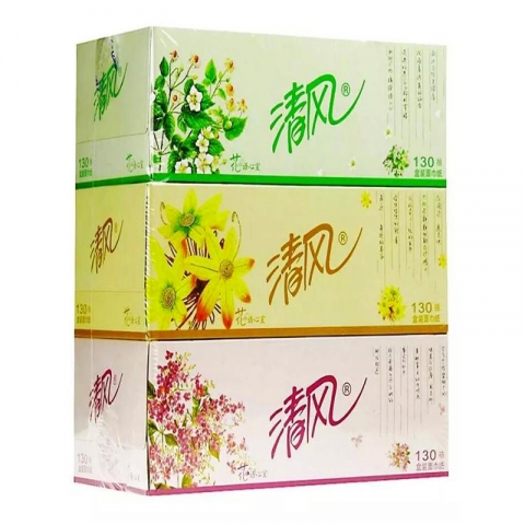 APP清風盒抽面巾紙A335FS 130抽*3盒/條-6