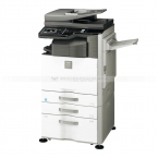 SHARP MX-2621NC彩色復(fù)印機(jī)（主機(jī)+網(wǎng)卡+雙面自動送稿器+第二紙盒+工作臺）（雙紙盒版）-4