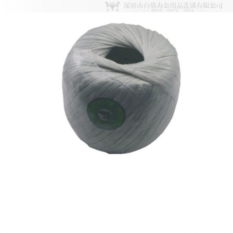 高級白色扁膠繩   500g/卷